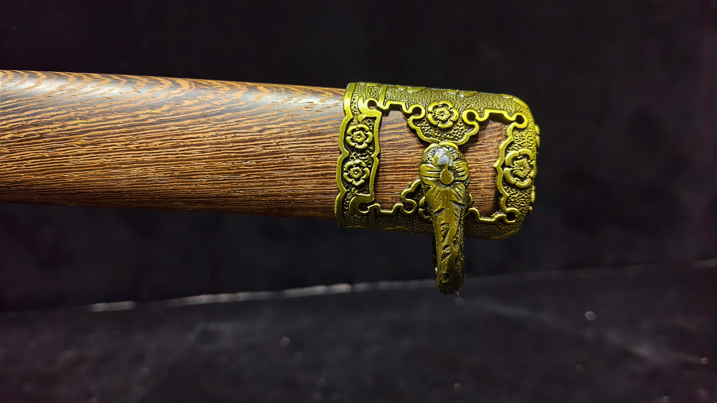 (Pattern steel forging process) katana