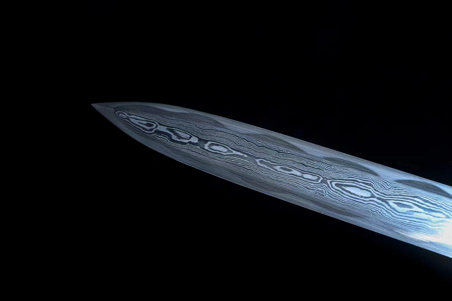 Pattern steel forging process 至尊版四兽汉剑