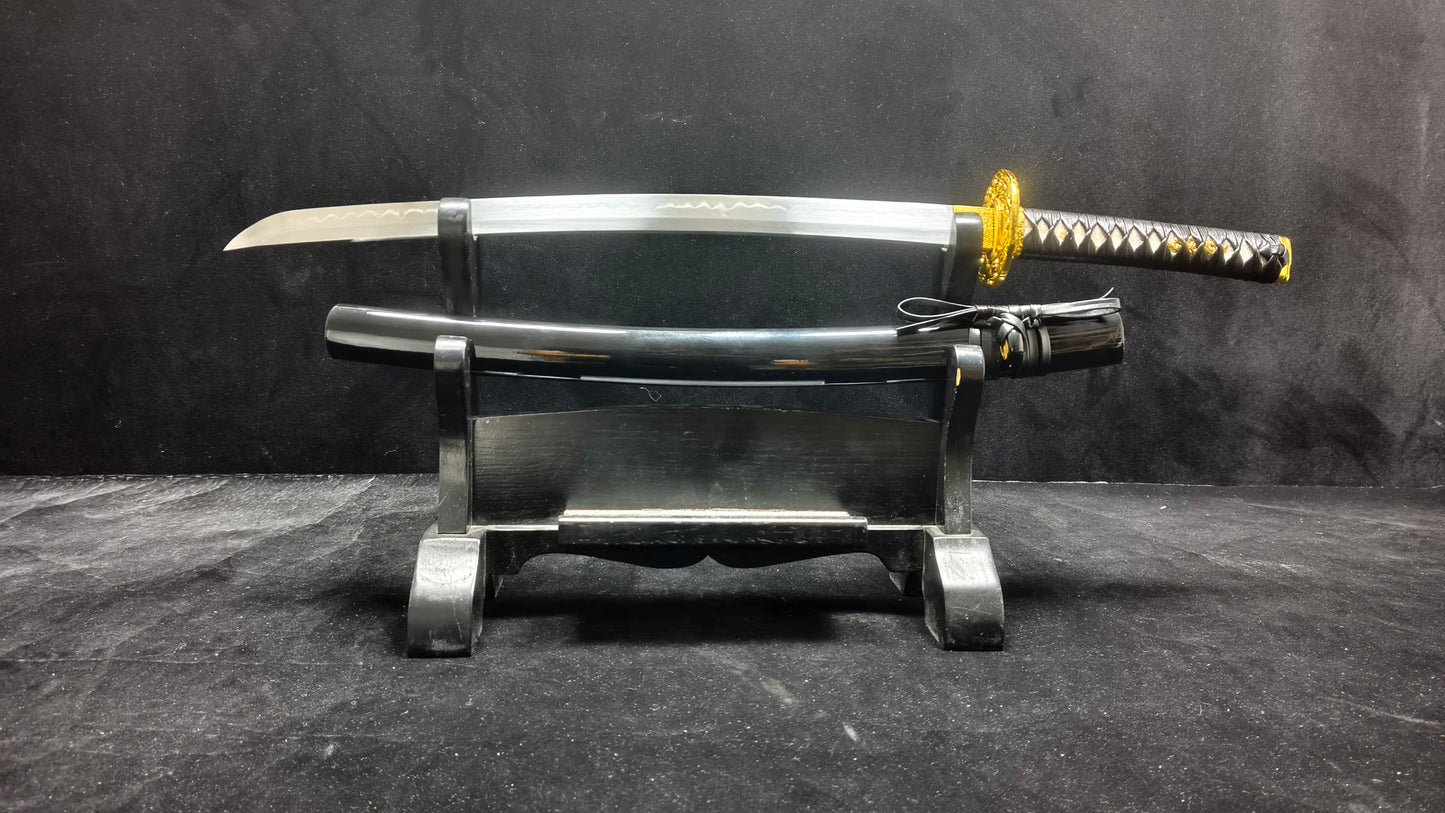 (T10 forging process, burnt blade)katana