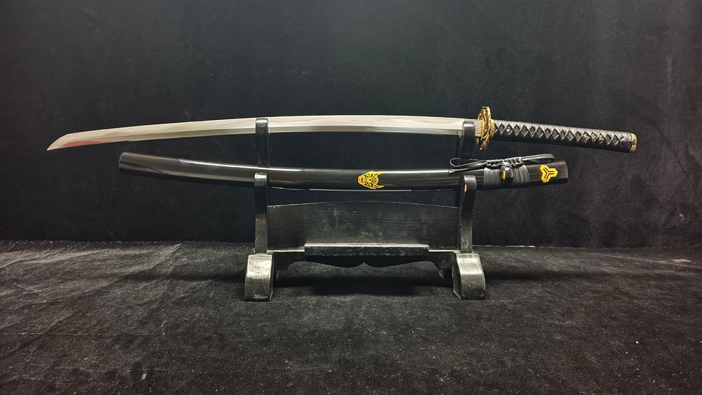 (T10 covered clay burning blade)katana