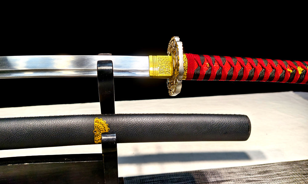 red warrior(spring steel forged)extremely sharp,katana