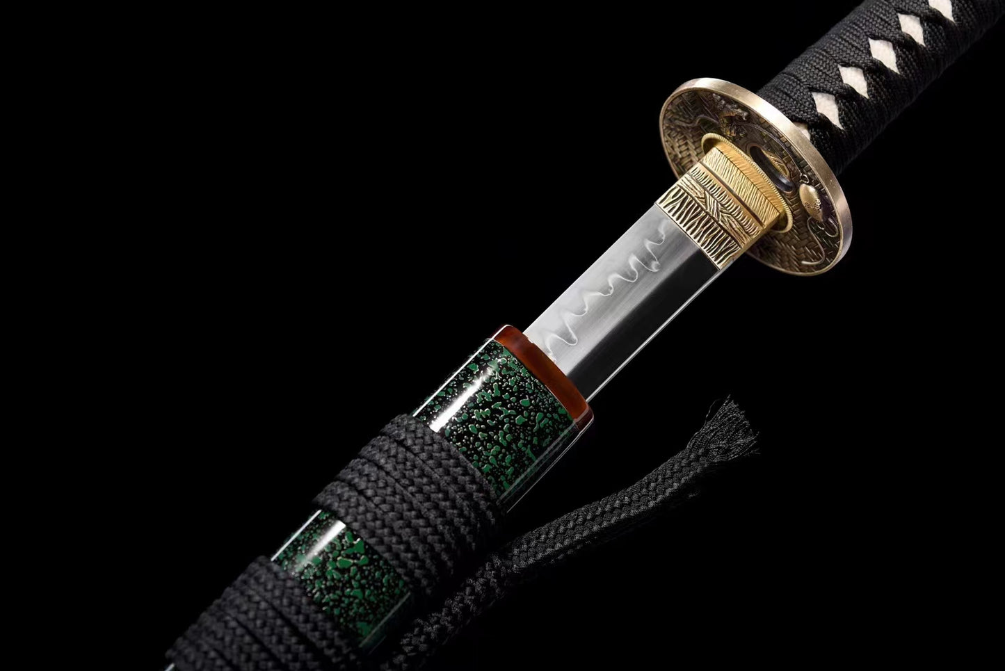 Wind Demon,T10(18 grinding steps, mirror grinding, three-color grinding process)katana
