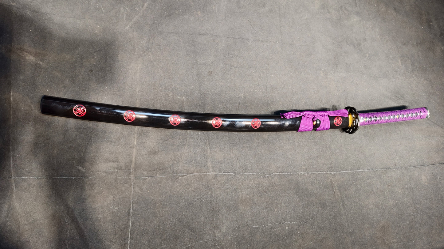 Bauhinia(Spring steel quenched purple)katana