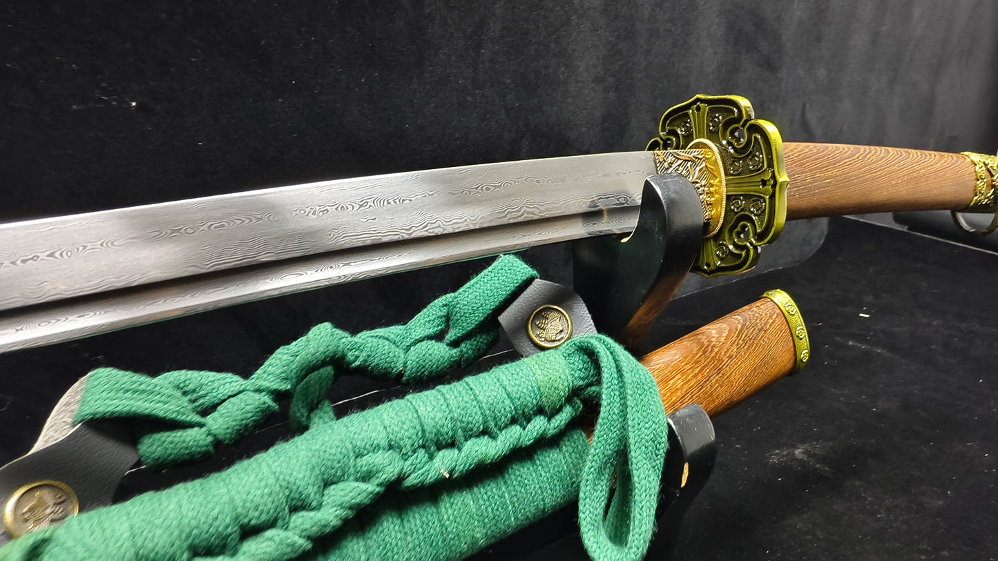 (Pattern steel forging process) katana