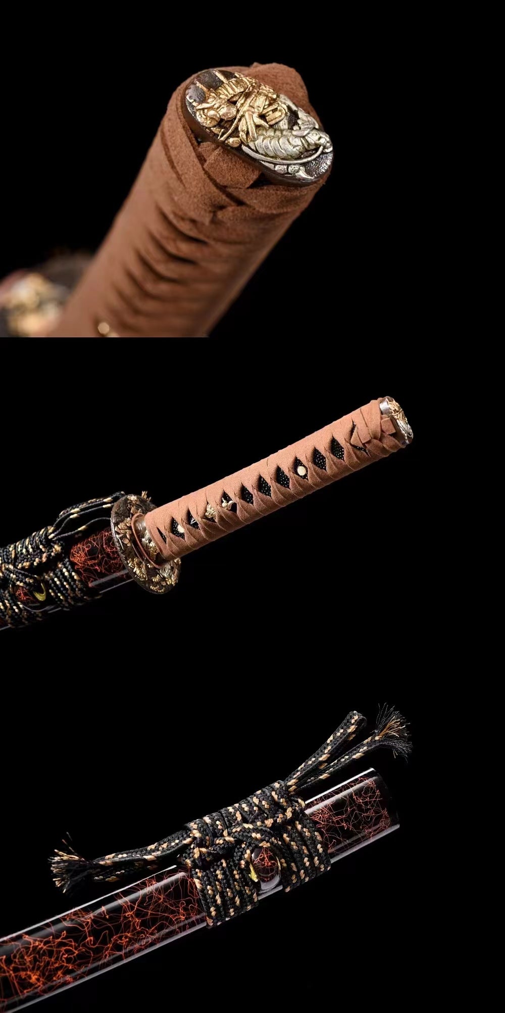 Weapon Spirit(T10 Purely handmade and forged using ancient techniques)katana