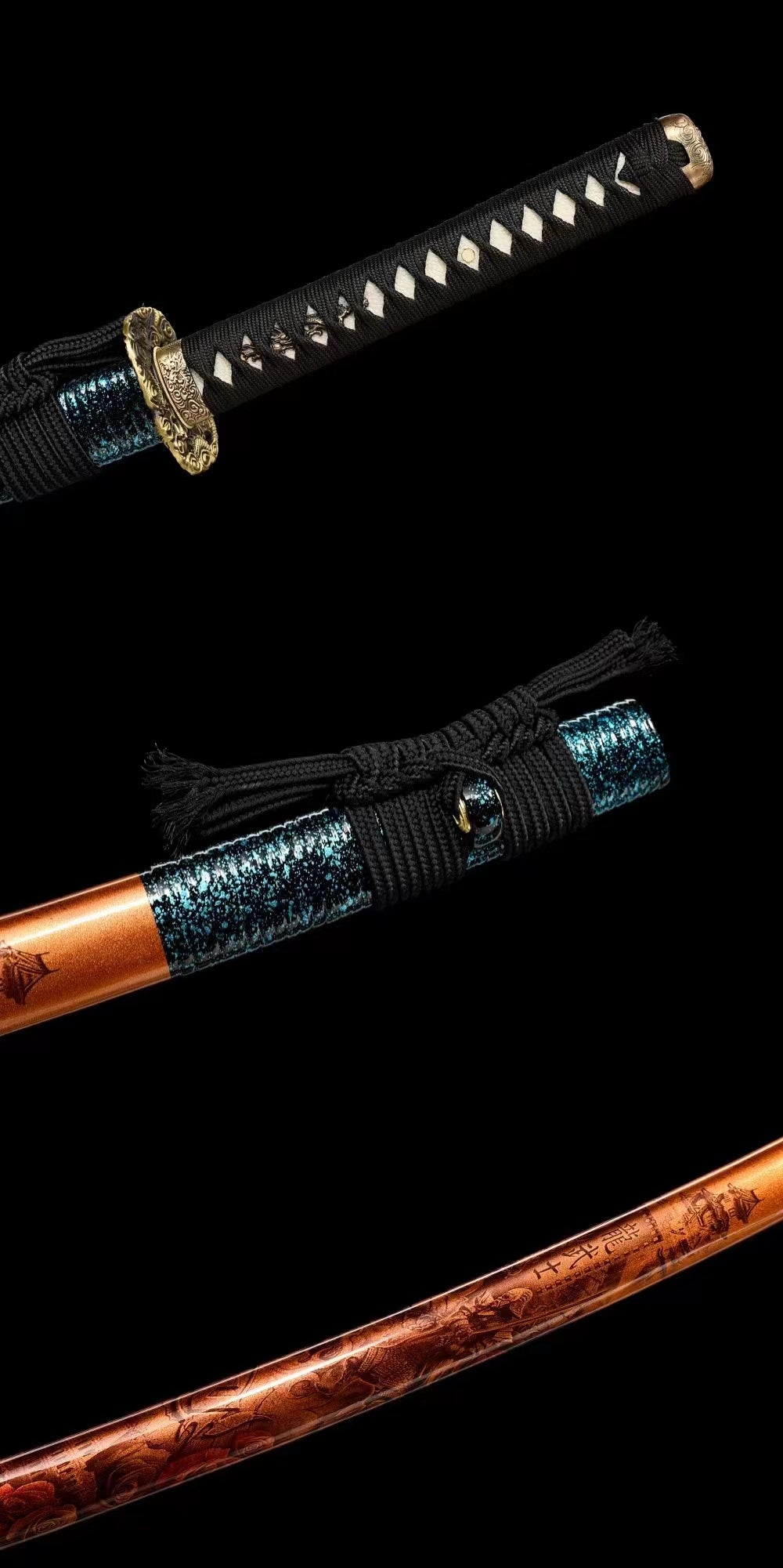 real dragon(T10 burning blade)katana