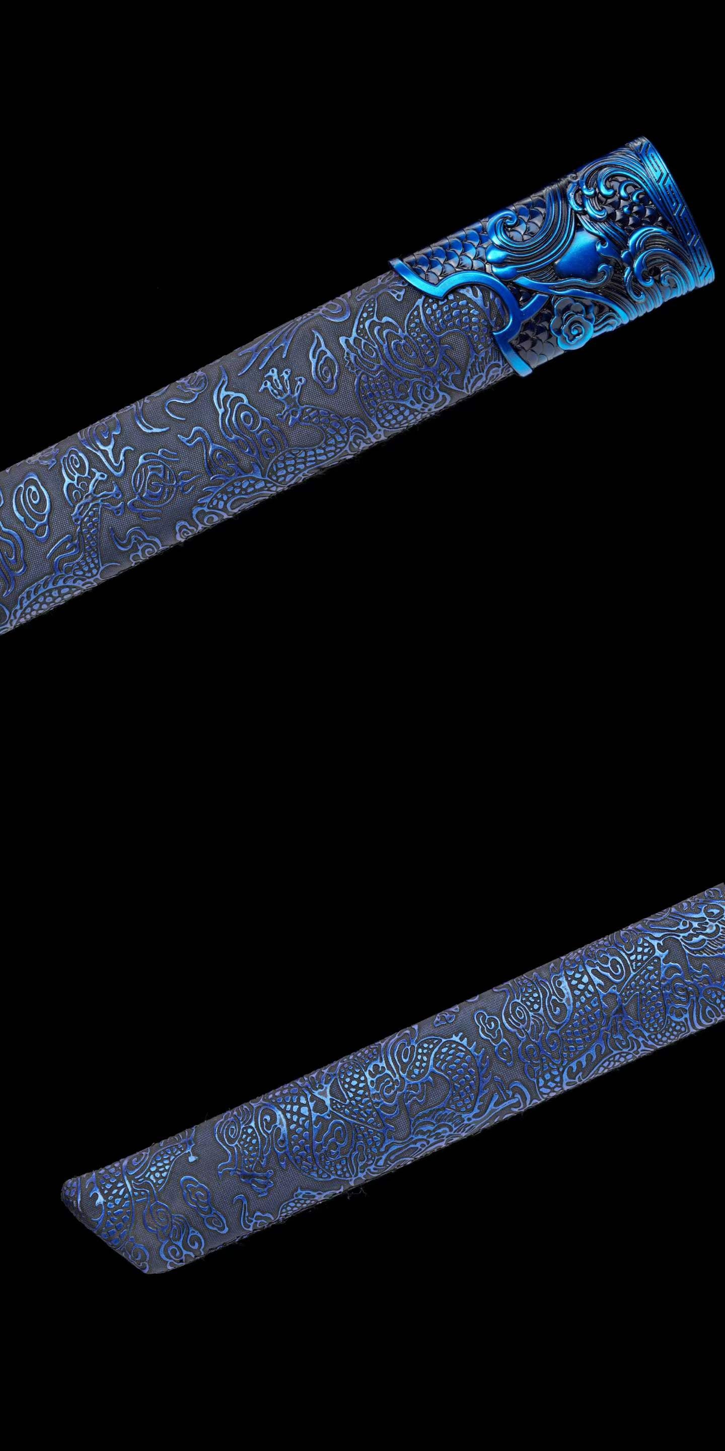 Imperial Blue (forged from high manganese steel)帝青