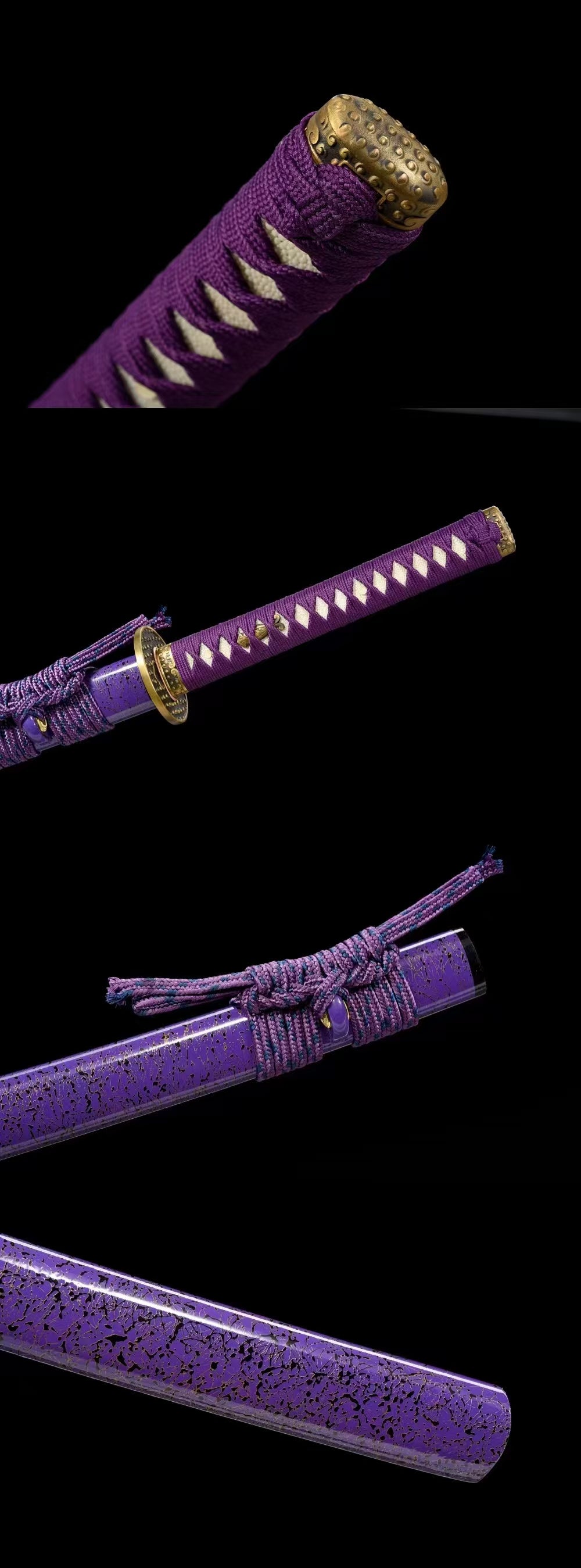 purple devil(Pattern steel forging technology)katana,(B98)
