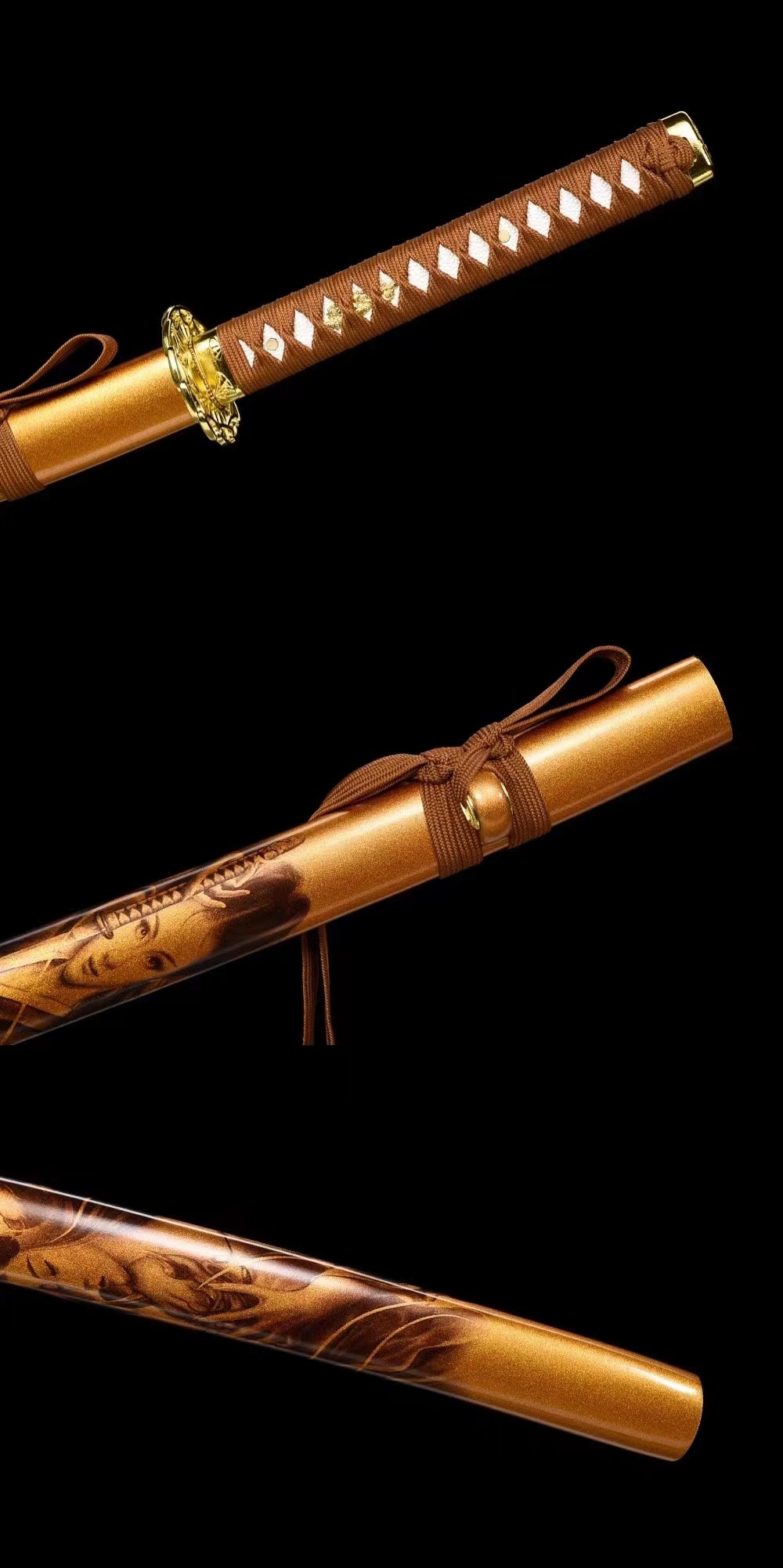 Dream Samurai(Carbon steel gold baking process)katana