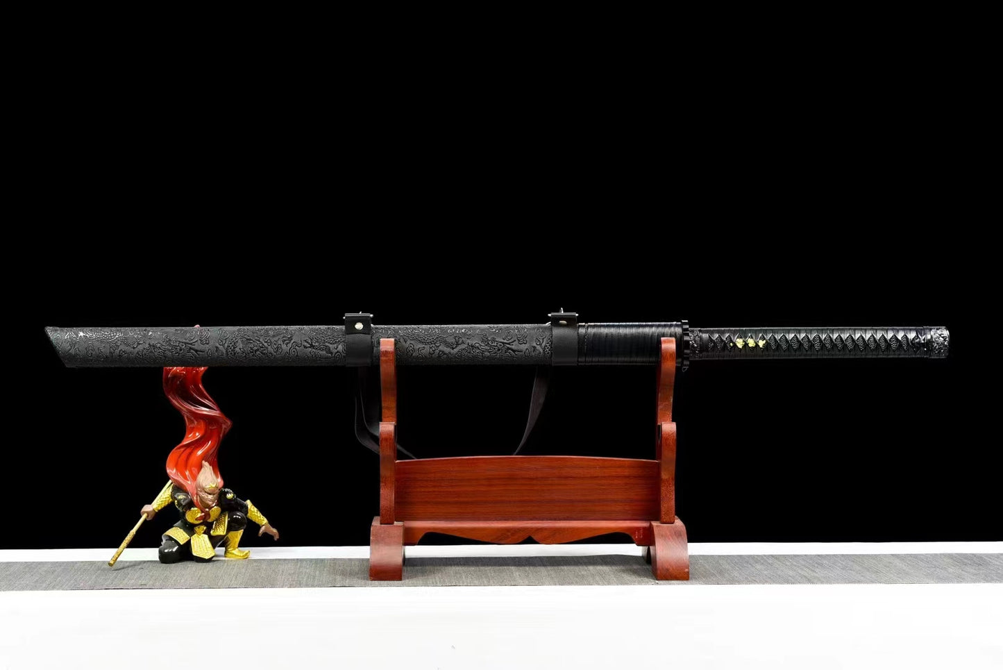 Manganese steel forging process,Laser Engraving Design唐横刀~墨问