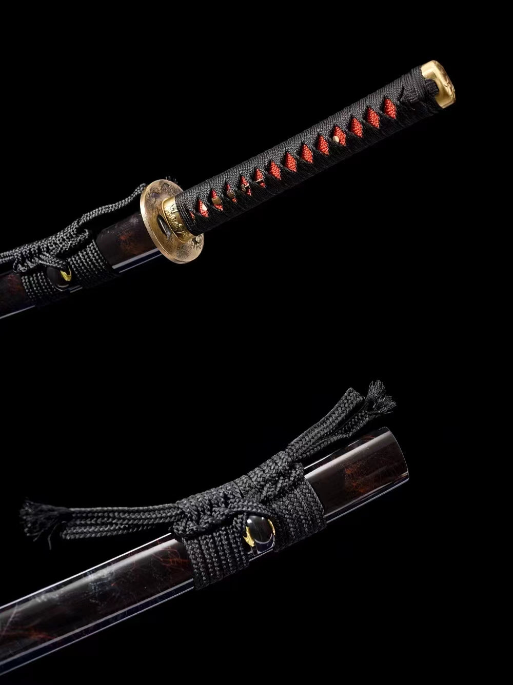 Sky red(Patterned steel forging redness process)katana