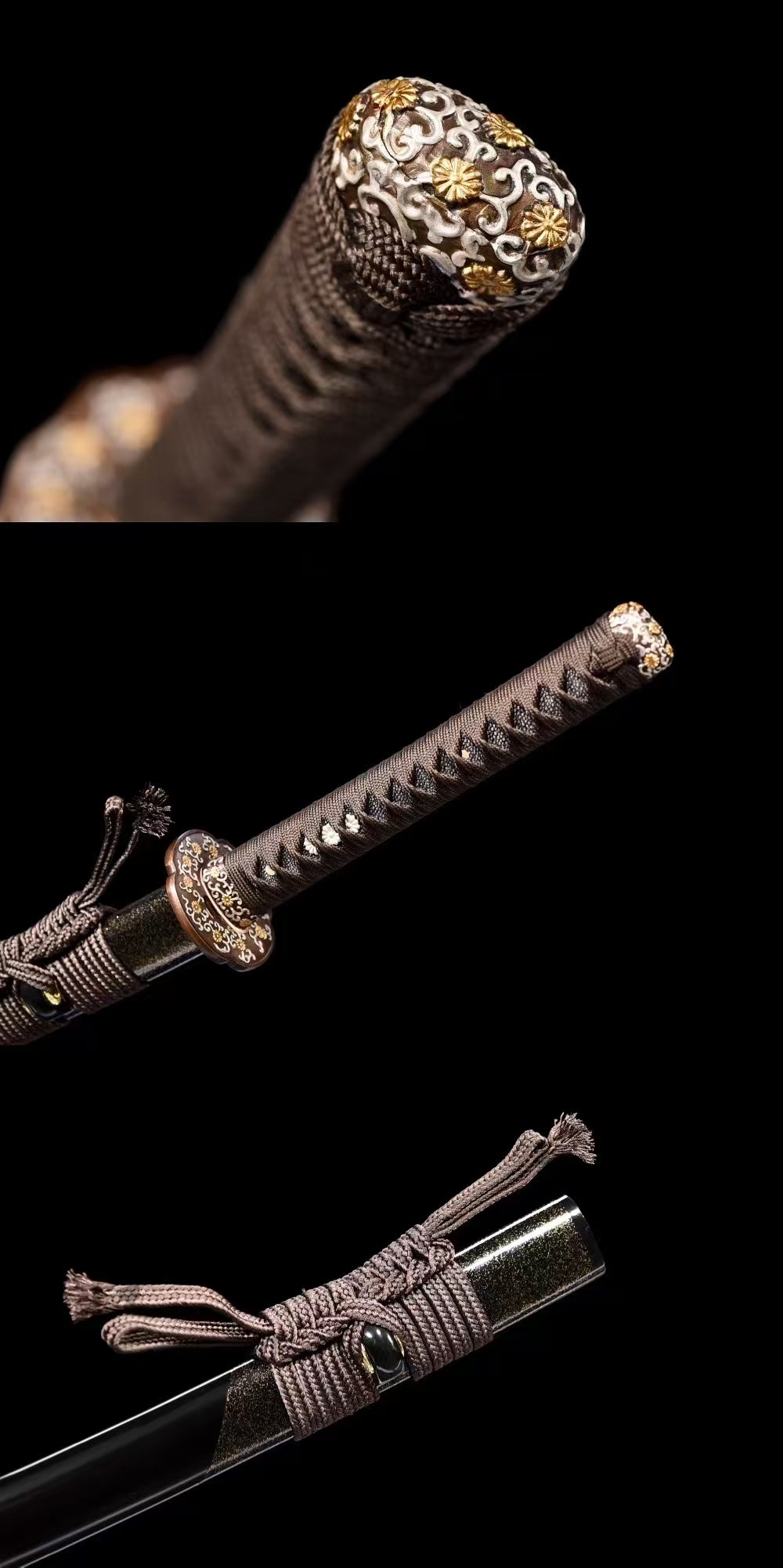 Leaf pattern,katana,(A99)