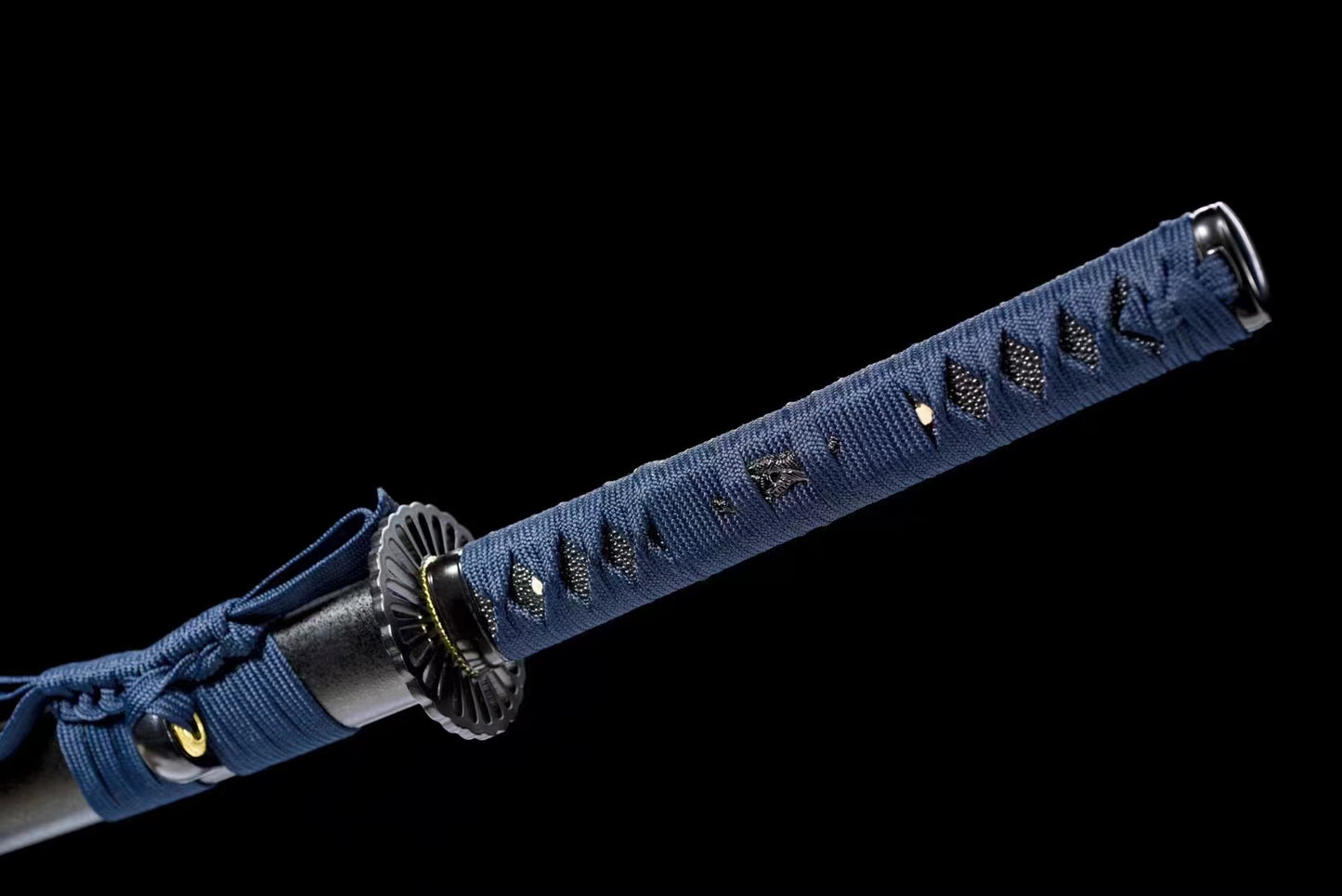 black moon(Spring steel forging process, high-temperature baking paint and baking blue)katana