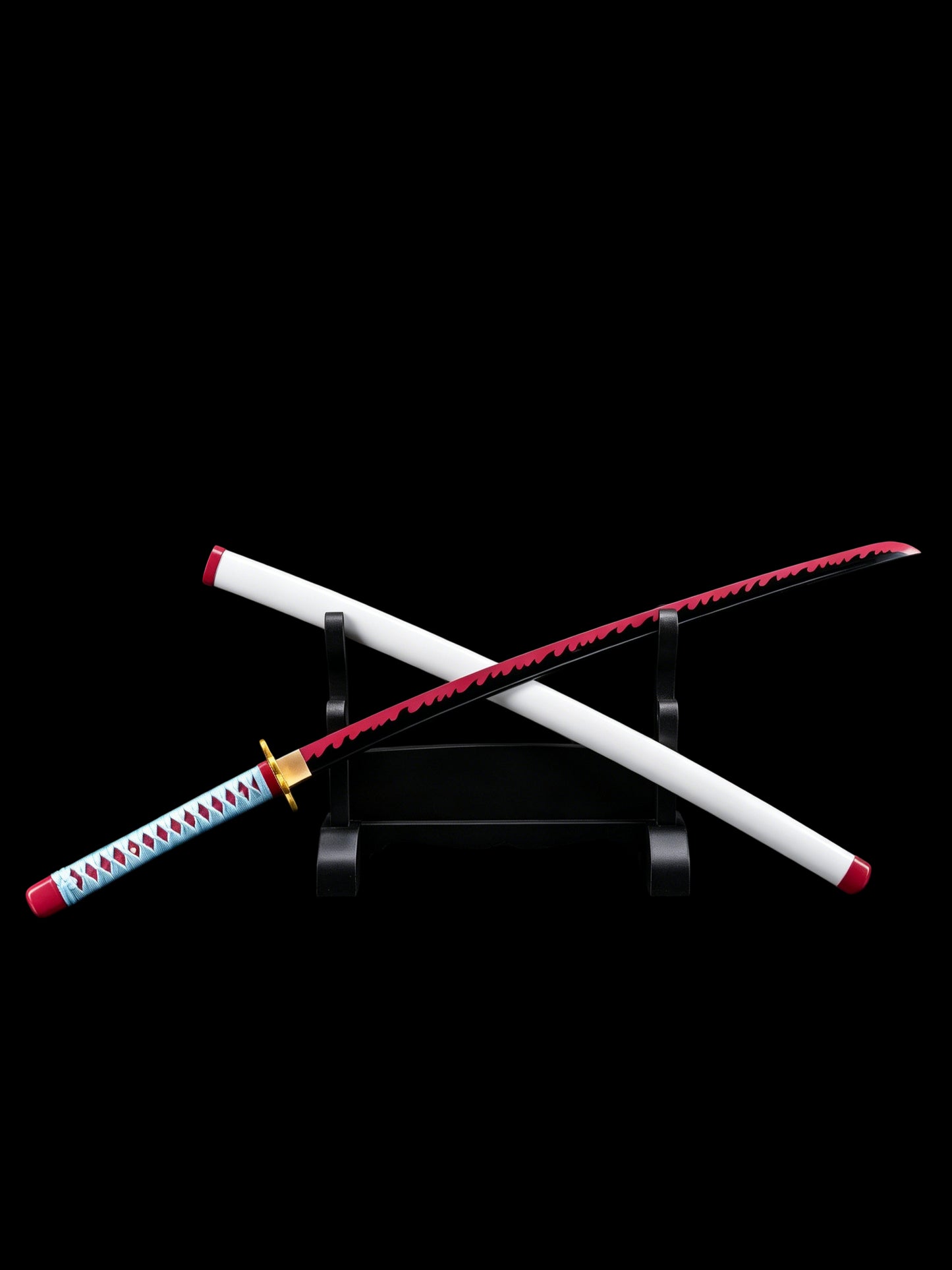 Demon Slayer Mitsuri Kanroji Nichirin Sword, Full Tang Forged 1095 High Carbon Steel, Sharp Blade