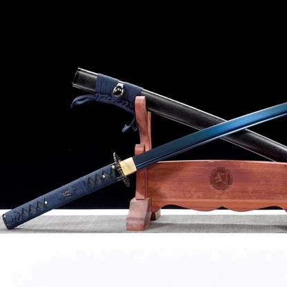 black moon（Spring steel forging process, high-temperature baking paint and baking blue）katana