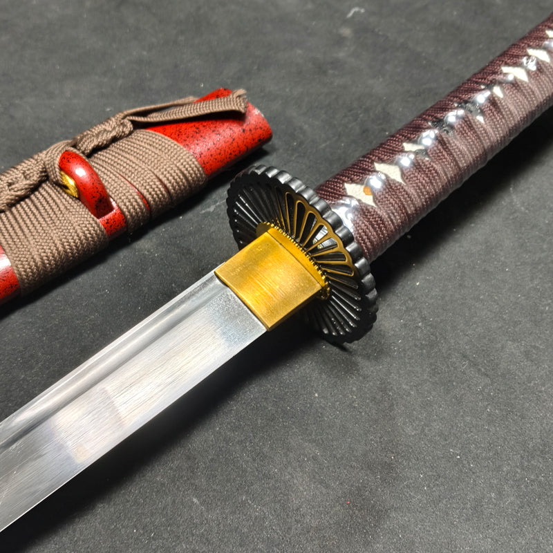 red warrior（Medium carbon steel forging process）katana,