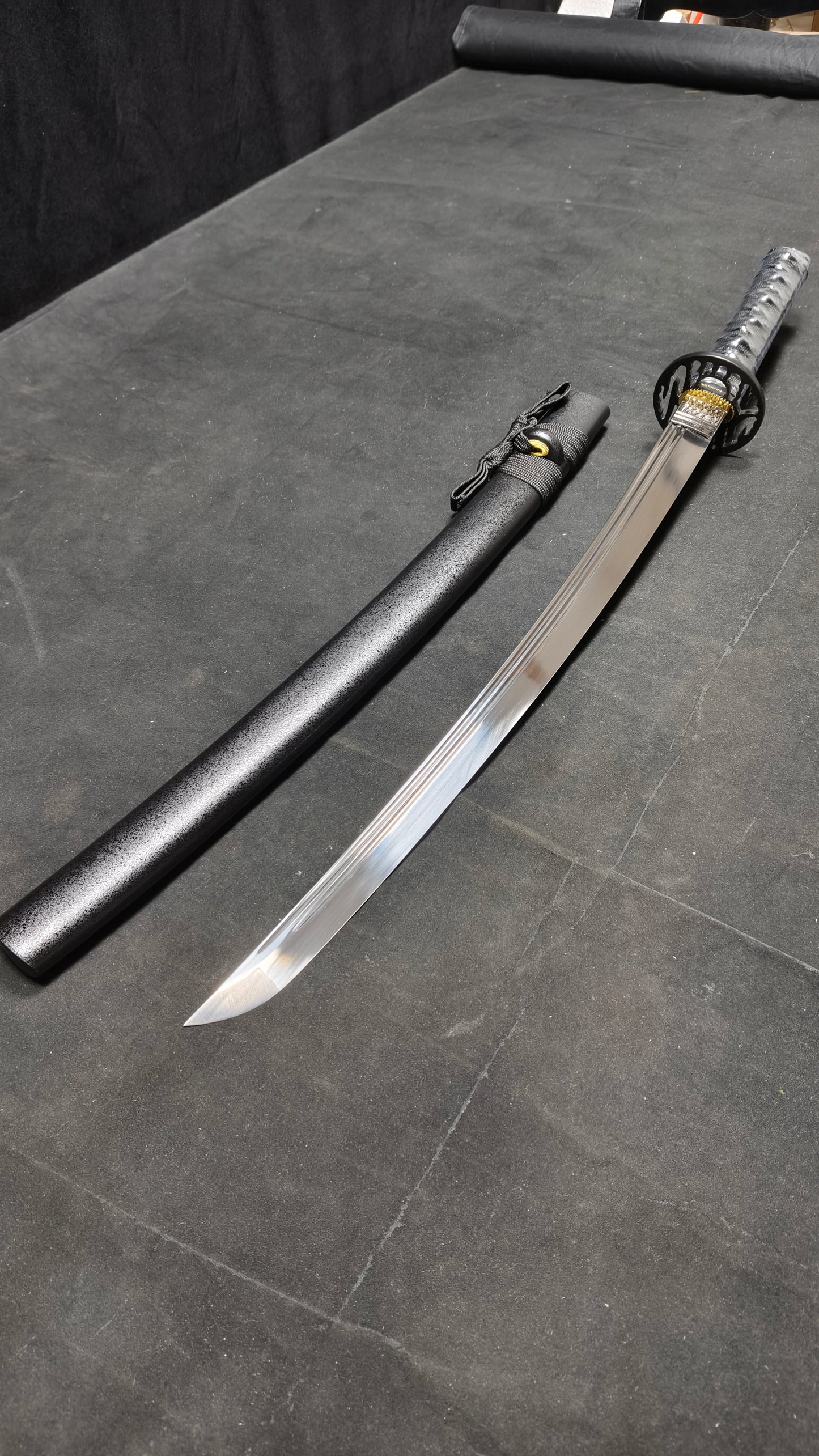 knife warrior（spring steel forged）extremely sharp,katana ,short knife