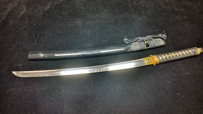 (T10 forging process, burnt blade)KATANA，Give a gift box