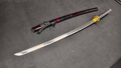 red feather warrior（Medium carbon steel forging process）katana