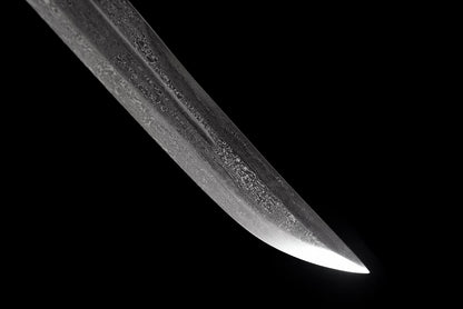 Patterned steel forging process mahogany sheath lion king knife waist knife integrated handle