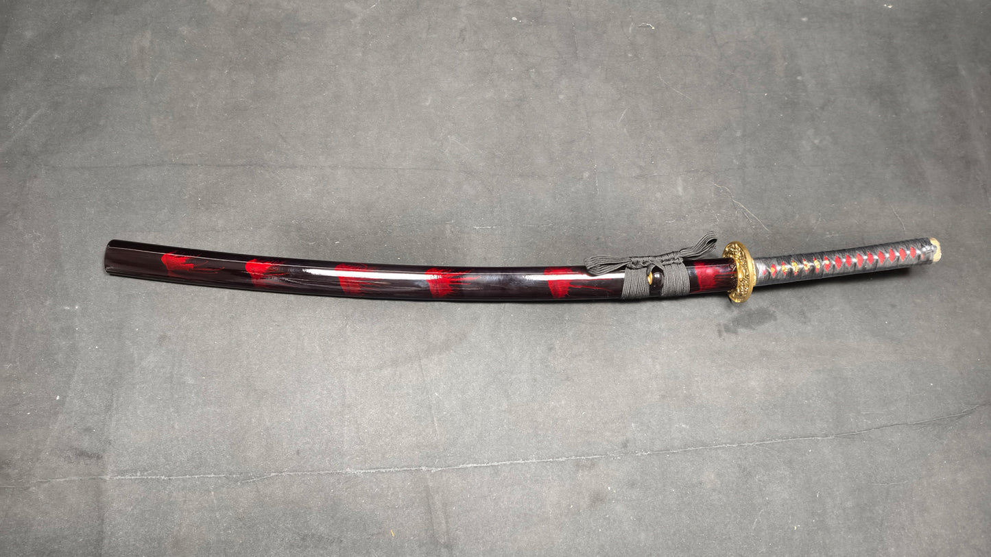 red feather warrior（Medium carbon steel forging process）katana