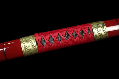 Sandai Kitetsu Katana, One Piece Roronoa Zoro Sword, Full Tang 1095 High Carbon Steel Forged Sharp Blade