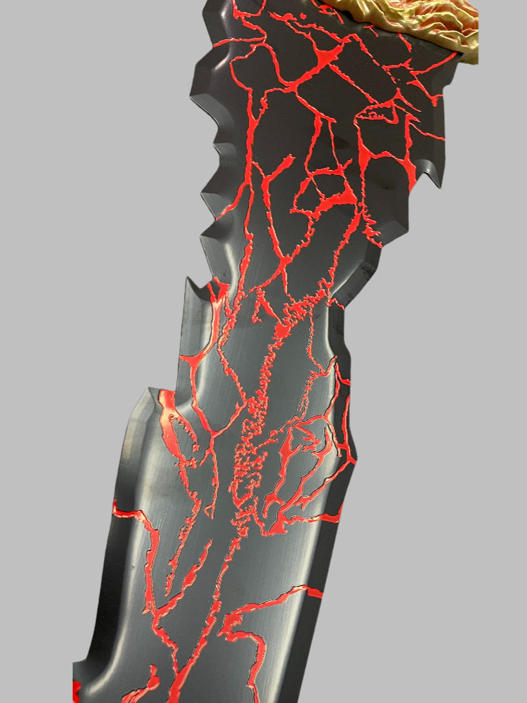 Black Sword (Stainless Steel) Blunt blade; unsharpened.