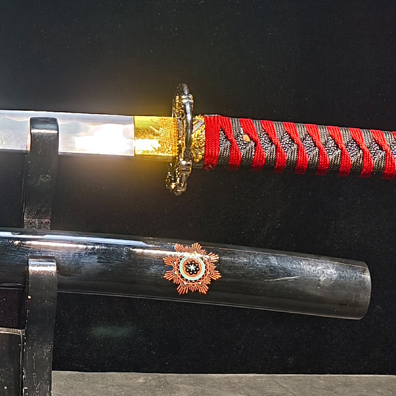 red devil(spring steel forged) very sharp,katana