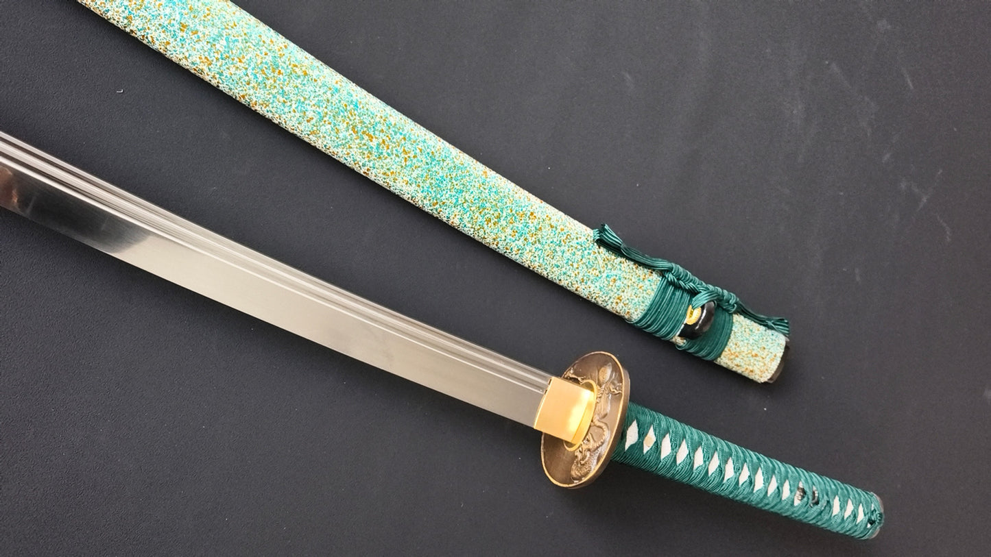 Green Goblin（Spring steel forging process）katana(B25)