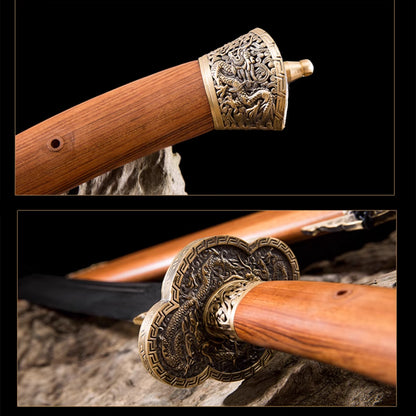 Hand-forged oxtail broadsword牛尾大刀