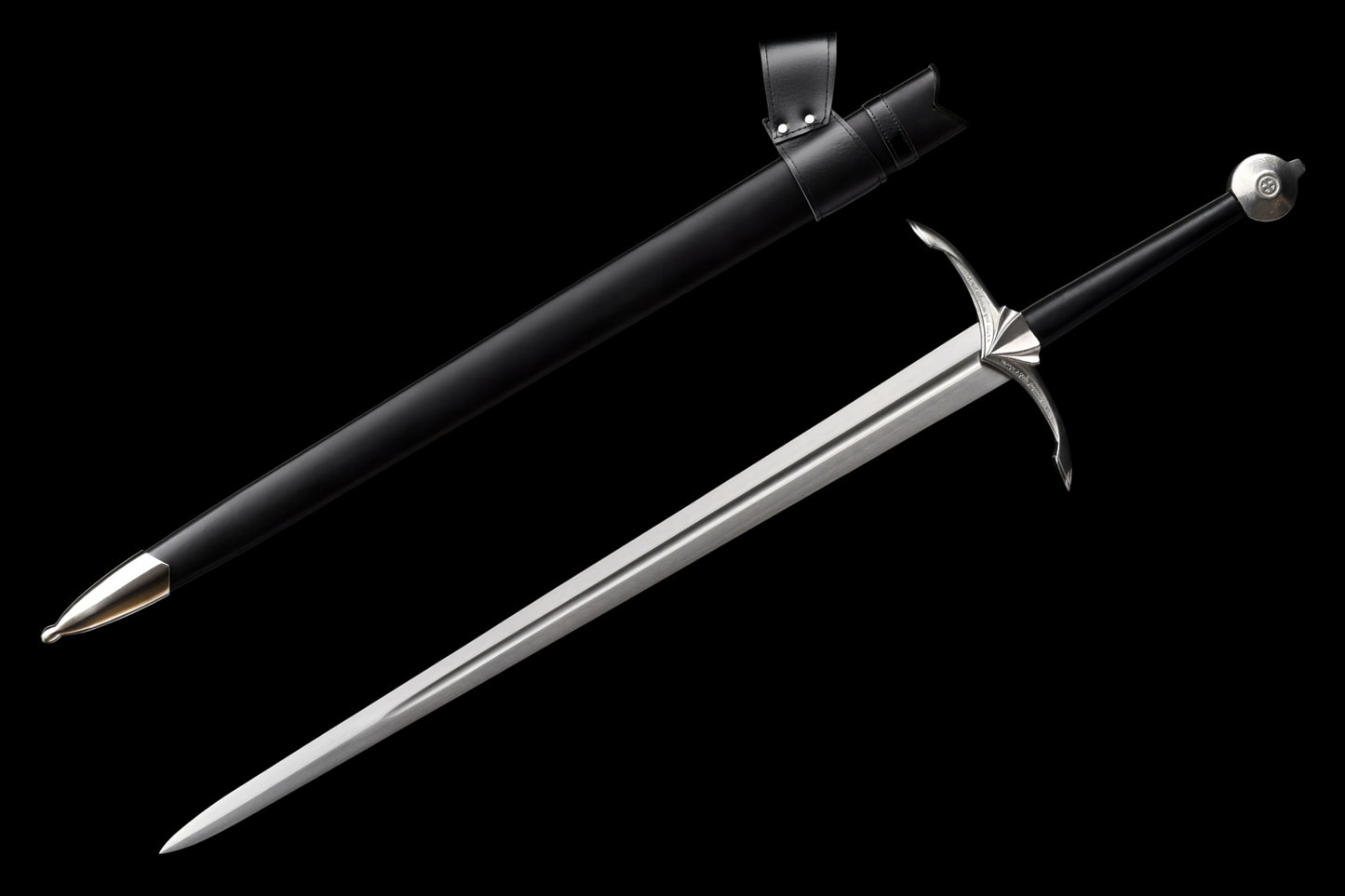 Aragorn's Two-Handed War Sword (Forged from 60Si2Mn Steel)
