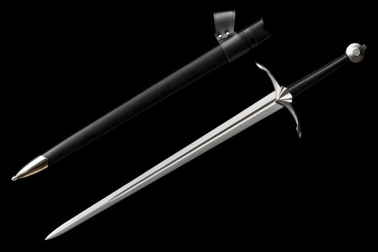 Aragorn's Two-Handed War Sword (Forged from 60Si2Mn Steel)