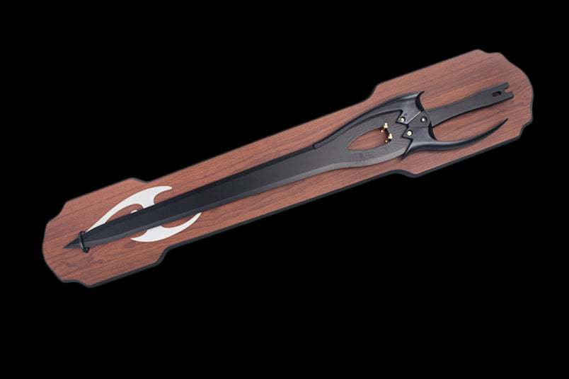Peerless Black Sword (Stainless Steel), blunt blade, unsharpened.