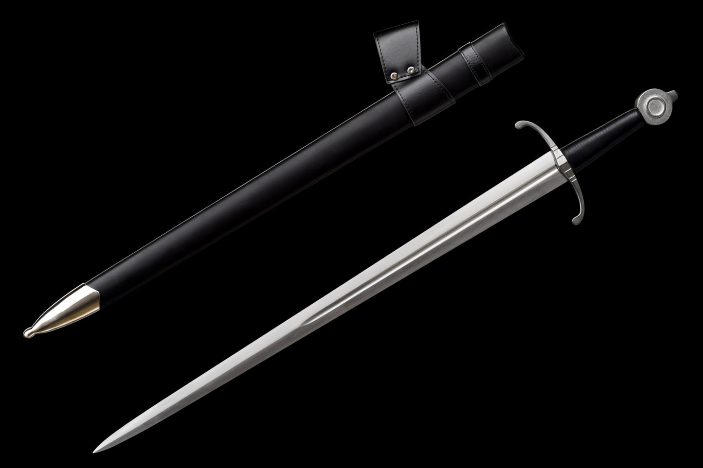 Crusader Knight One-Handed Sword: Holy Light Sword (Forged with 60Si2Mn)