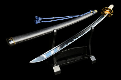 Yamato Katana, Devil May Cry 5 Vergil Sword, Full Tang 5160 Spring Steel Forged Sharp Blade