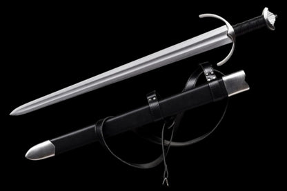 Scottish Single-Handed Viking Sword: The Blade of the Foe-Breaker (Forged from 60Si2Mn Steel)