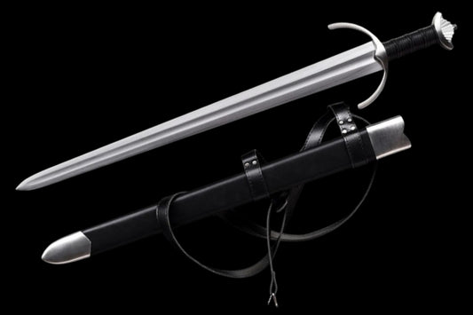 Scottish Single-Handed Viking Sword: The Blade of the Foe-Breaker (Forged from 60Si2Mn Steel)