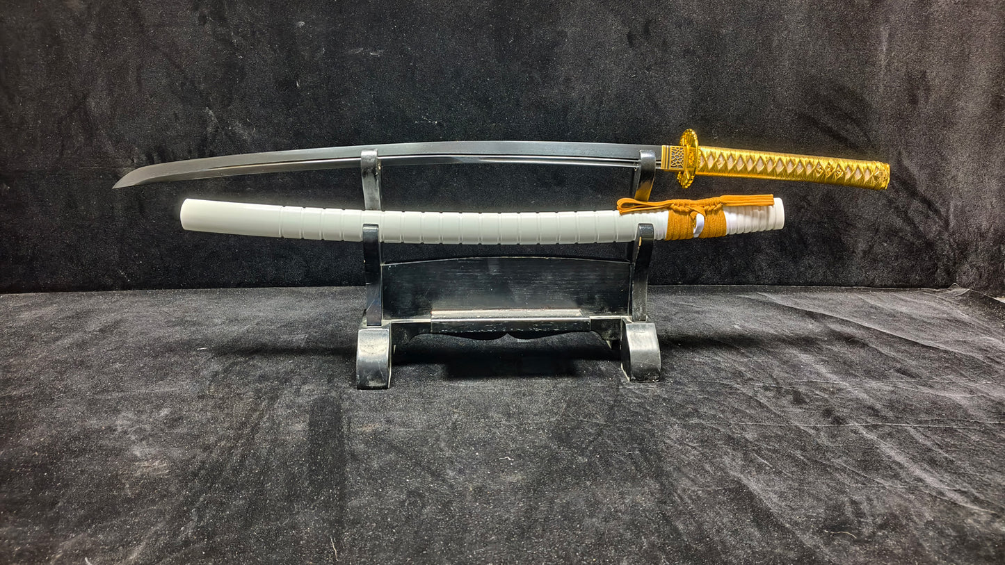 Domineering Black Blade（Pattern steel forging process) katana (C50)