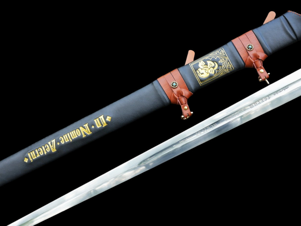 Four Preachers Longsword (forged from 60Si2Cr steel)