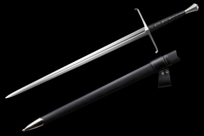 Crusader Knight's Two-Handed Sword (Forged from 60Si2Mn Steel)