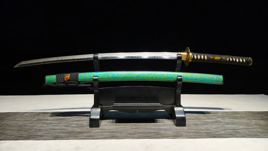 Dragon Mighty（T10 forging process, covered with soil and burned blade）katana