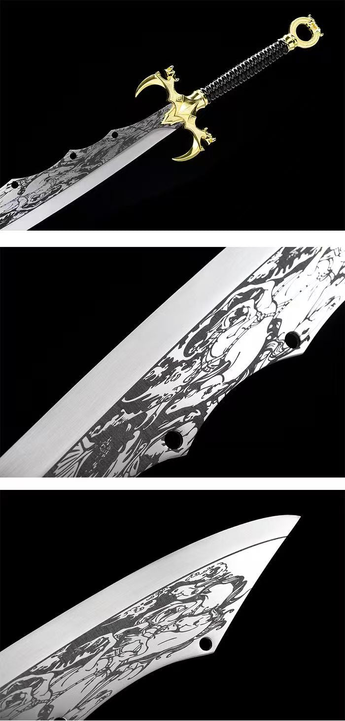Domineering wide body broadsword 霸气大刀