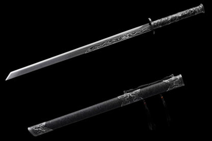 Roar of the Dragon in the Ink Sea (Forged High-Manganese Steel)墨海龙吟