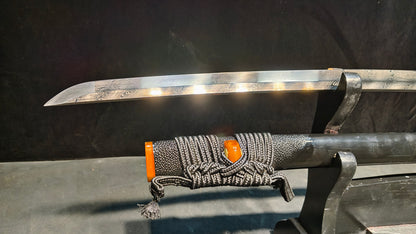 Dark Knight（Patterned Steel Torsion Forging）extremely sharp,katana