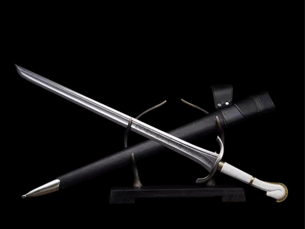 The Lord of the Rings: Halbrand's Sword - Elven Sword (Forged Pattern Steel)