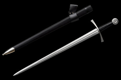 One-Handed Viking Sword (Forged from 60Si2Mn Steel)