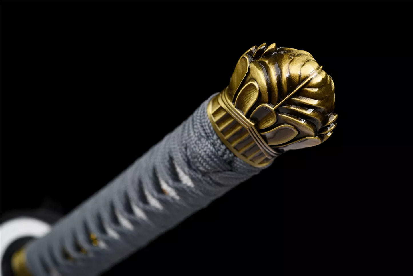 Elden Ring Moonveil Katana, Tarnished Player Legend Magic Samurai Sword, Full Tang Forged 5160 Spring Steel Sharp Blade, 106cm Full Size Solid Wood Handle Alloy Fittings Solid Wood Leather Wrapped Scabbard for Cutting Training Cosplay Collection