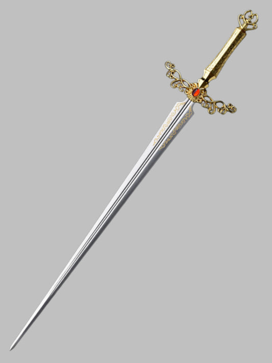 Elden Ring Rogier's Rapier — Stainless Steel Blade (Unsharpened) — Cosplay Prop & Decorative Display Piece