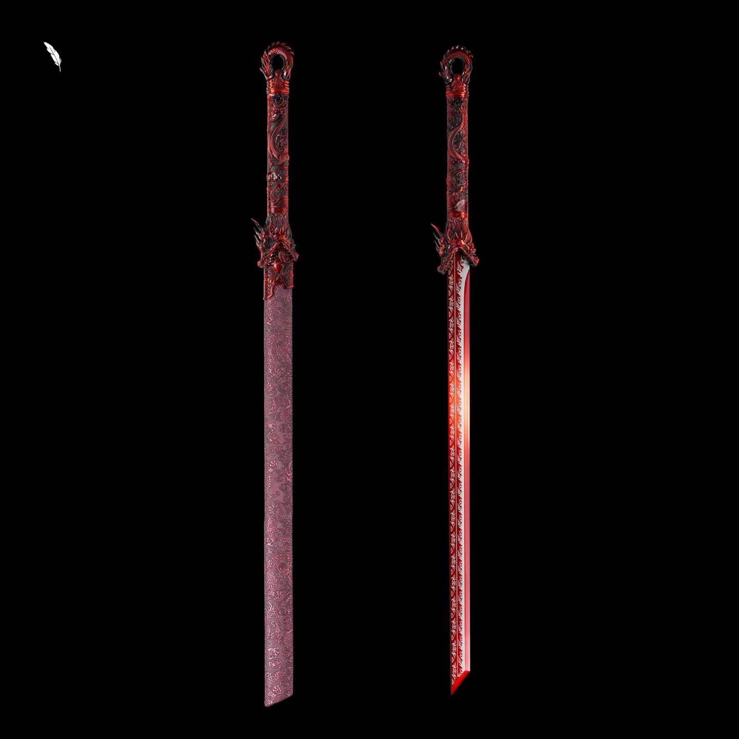 Red Dragon (Forged High-Manganese Steel)赤龍
