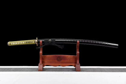 green dragon（T10 forged earth-covered burning blade）katana